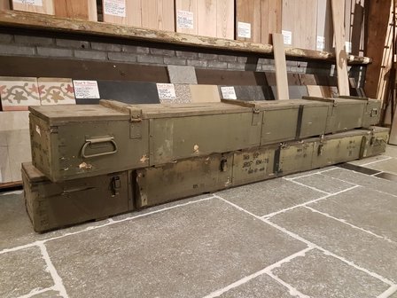 Ammunition boxes 300cm long