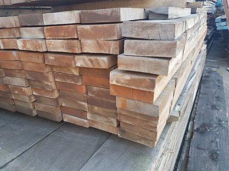 76 stuks Hardhouten balken 40x150 mm x 245 cm