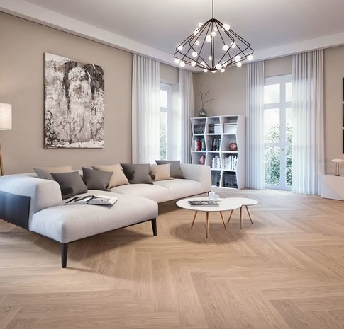 Fischbone Oak flooring