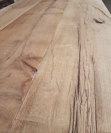 Oak 40 cm wide floorboards! aged, brushed and oiled invisible