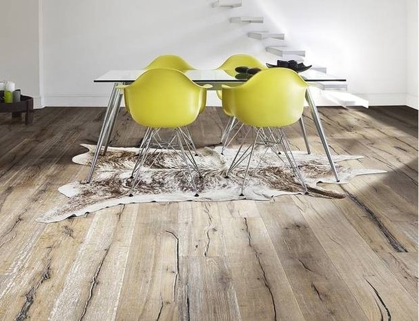 Oak floor, aged and ready oiled
