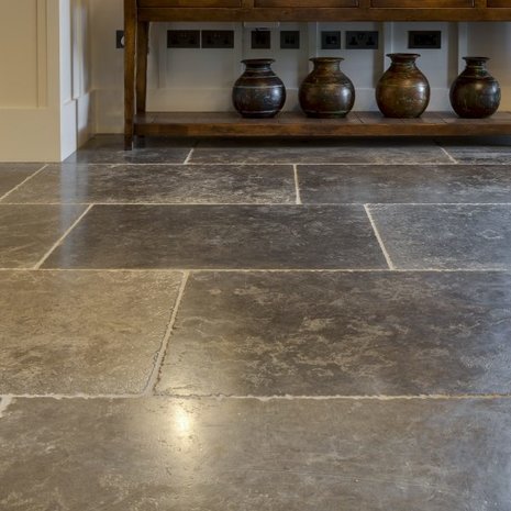 Burgundy Flagstones, Aged natural stone flooring