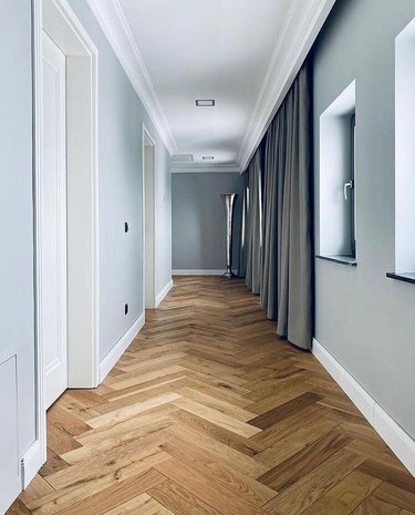 Oak Herringbone floor, ready oiled