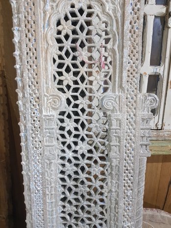 Antique 18th century Jali Panel - Window 52x188 cm