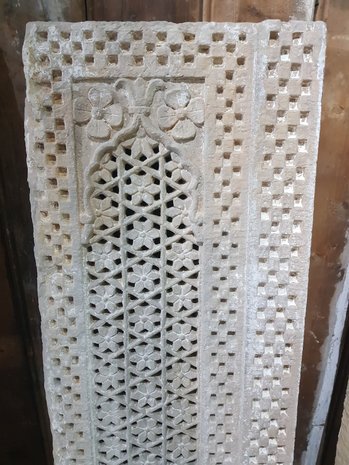 Antique 18th century Jali Panel - Window  47x142 cm