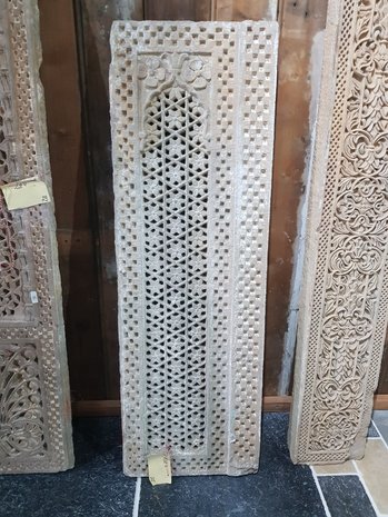 Antikes Jali Panel - Venster aus dem 18. Jahrhundert  47x142 cmmm