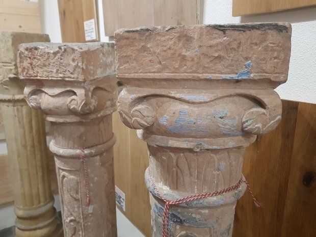 Antique 18th century Columns 160 cm high