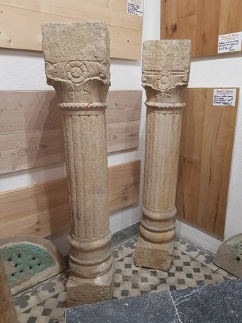 Antike Säulen aus dem 18. Jahrhundert 170 cm hoch
