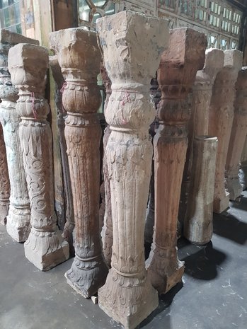 Antique 18th century Columns 170 cm high