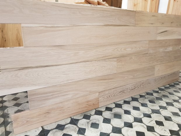 WEEKAANBIEDING! Eiken wandbekleding, plafondbekleding