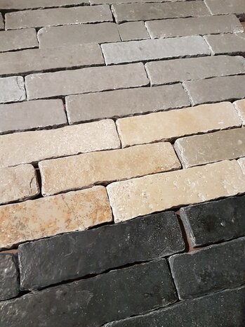 Bricks limestone tile,  aged natural stone