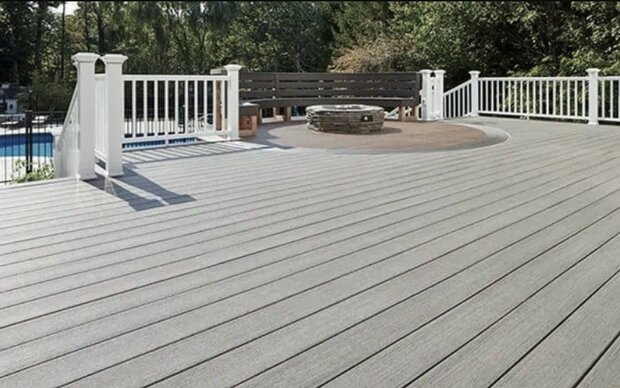 Sale! 62,72 m2 BPC Decking Boards Silver White € 6,95 p/m1!