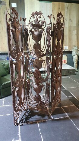 Antique Paravent folding screen room divider 150x180 cm