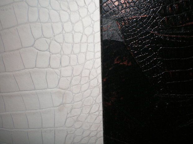 Wallcladding Leatherlook Croco / Copper 120x260cm!