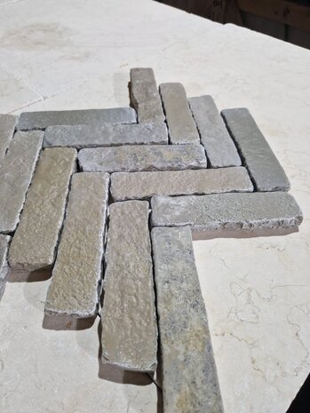 Unieke Castle bricks - waaltjes 