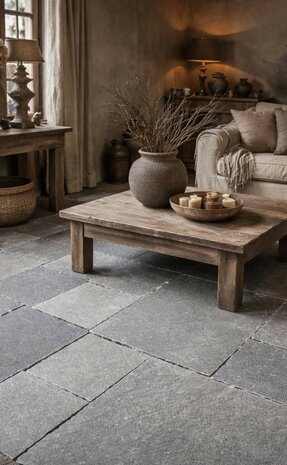 Burgunder Kalkstein Platten Raw Chateau