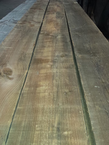 Antieke grenen planken 250mm breed