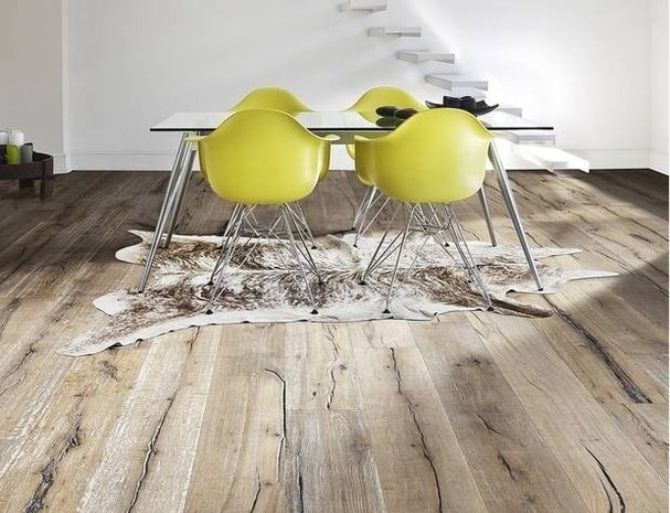 SALE! Wide Oak floor distressed 240mm! 