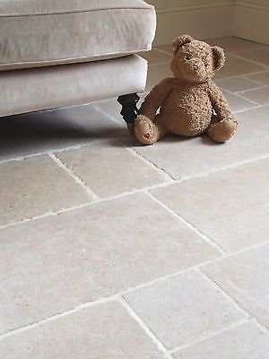 Burgundy Flagstones, Aged natural stone flooring