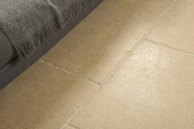 Burgundy Flagstones, Aged natural stone flooring