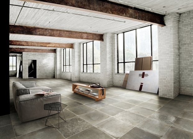 57.6 m2 Industrial tiles Eleganza Varese Grafite