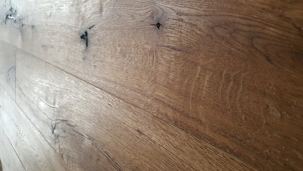 Oak floortiles, antique aged ready oiled