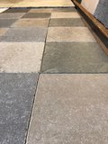 Antique limestone floortiles 20x20cm_