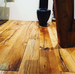 Antiek verouderde eiken vloer, kant & klaar! 