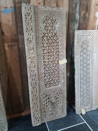 Antiek 18e-eeuws Jali paneel - raam 60x170 cm
