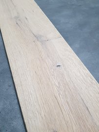 52 Qm Eiche rustikal gealtert 19 cm breit fertig Weiß geölt.