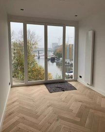 WEEKAANBIEDING! Eiken visgraat parket kant en klaar geolied