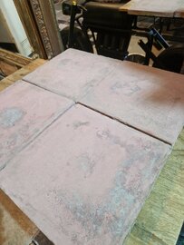 Antieke rode tegels 30x30cm 