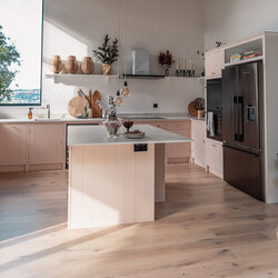 Eiken vloer, multiplank geolied wit, 190mm breed