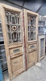 Antieke dubbele deur 121x204 cm