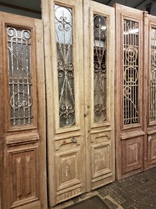 Antieke dubbele deur 116 x 280 cm