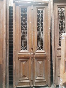Antieke dubbele deur 109 x 252 cm