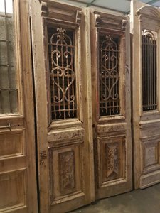 Antieke dubbele deur 130 x 240 cm