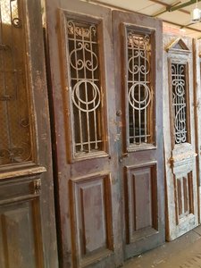 Antieke dubbele deur 118 x 238 cm