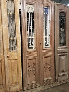 Antieke dubbele deur 100 x 250 cm