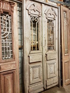 Antieke dubbele deur 122 x 250 cm